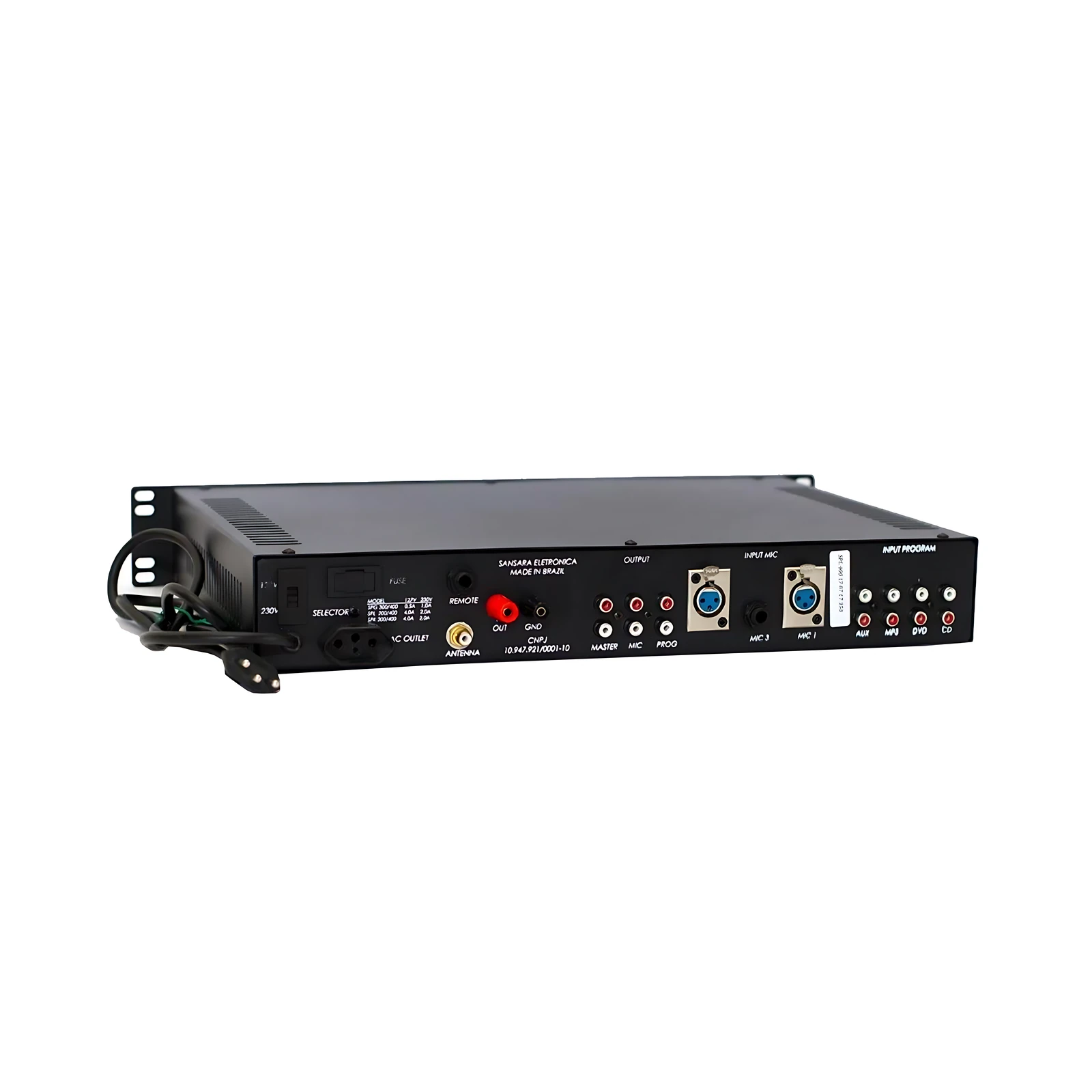 SPL 400 (pré + amplificador)